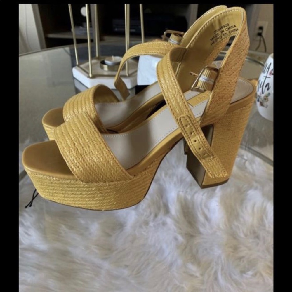 Yellow shoes